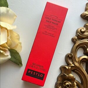 NEW Pestlo Gold Thread Face Mask